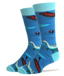Nessie Socks | Novelty Crew Socks For Men