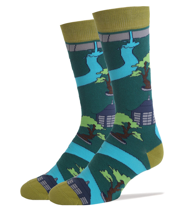 Bonsai Socks | Novelty Crew Socks For Men