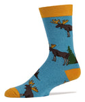 Moose Socks | Animal Crew Socks For Men