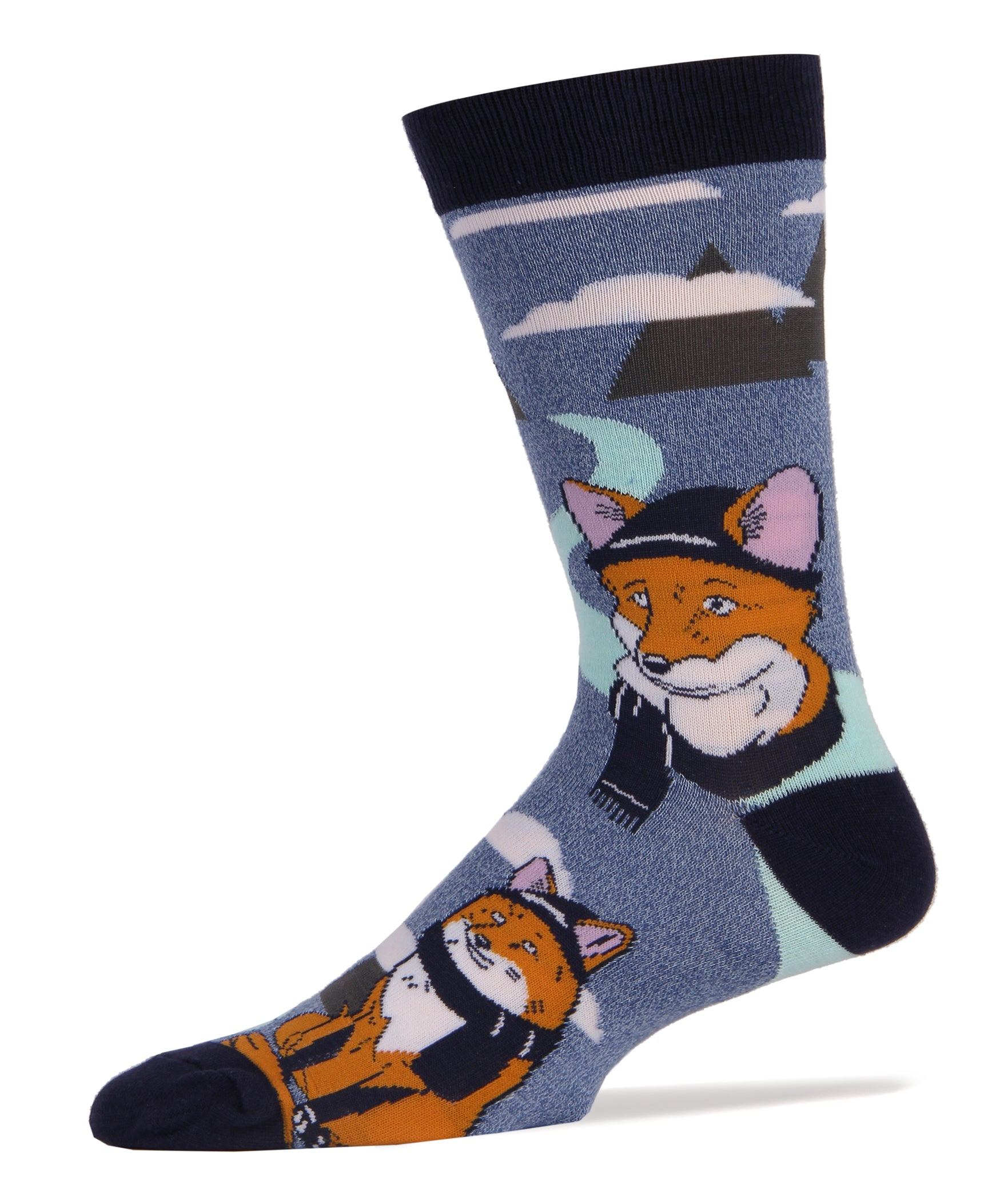 Sox Fox Socks | Animal Crew Socks For Men