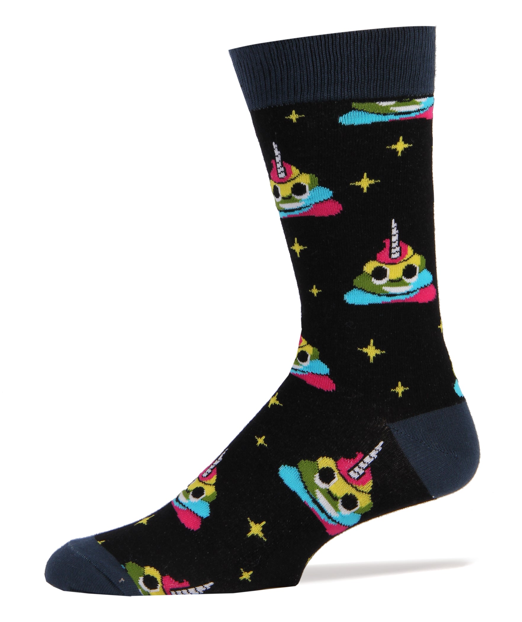 UnicornPoo Socks | Novelty Crew Socks For Men