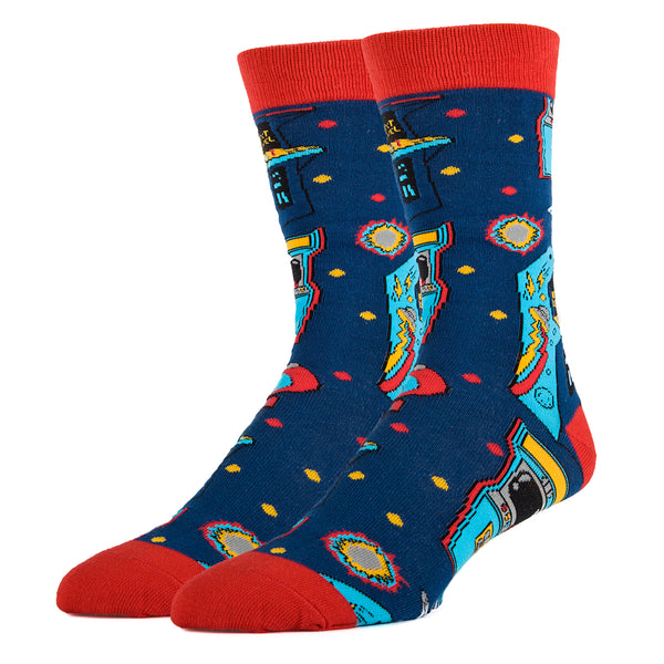 Arcade Socks | Novelty Crew Socks For Men