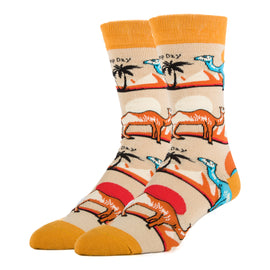 Hump Day Socks | Animal Crew Socks For Men