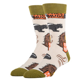 Free Hugs Socks | Funny Crew Socks For Men