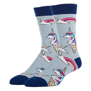 Unicone Socks | Novelty Crew Socks For Men