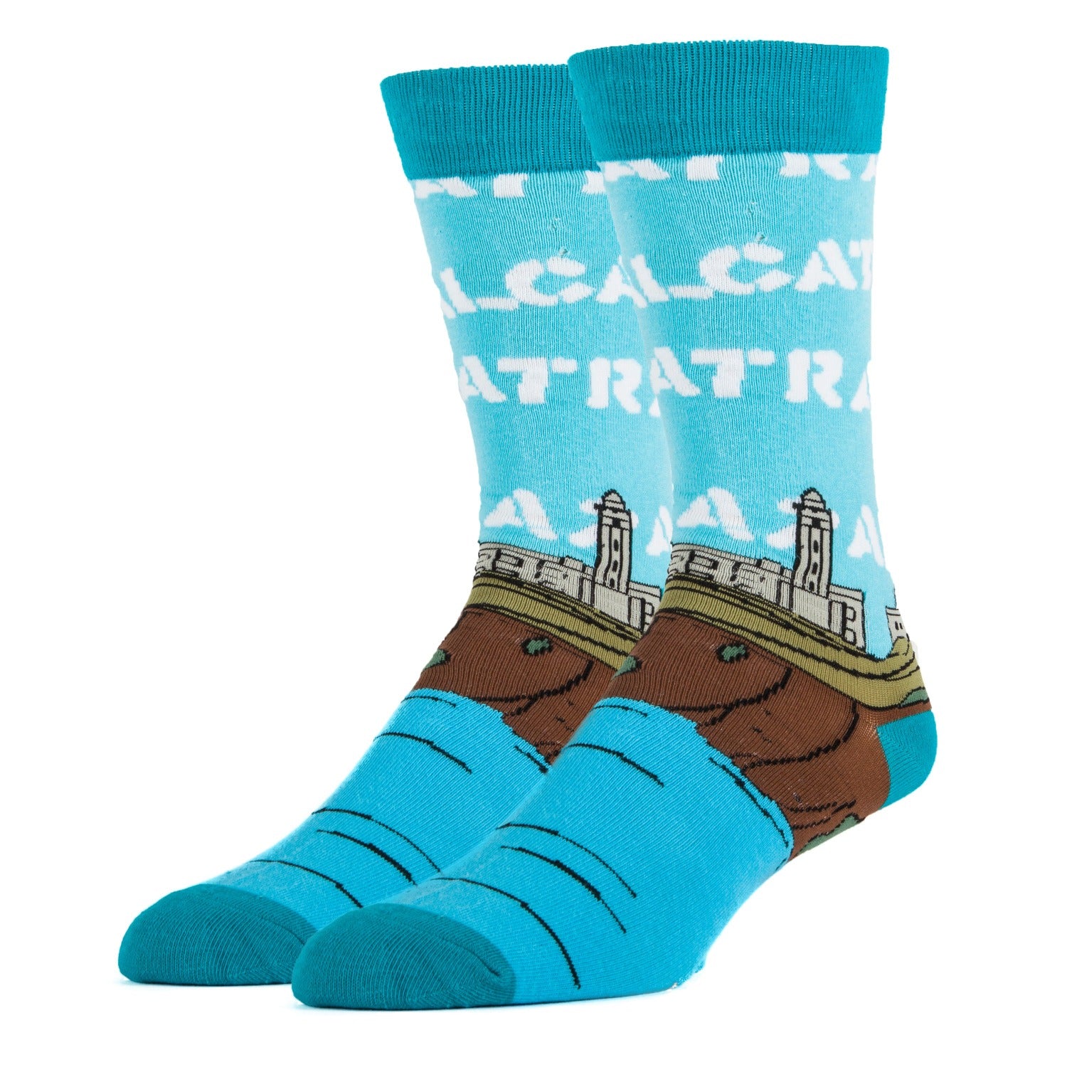 Alcatraz Socks | Novelty Crew Socks For Men