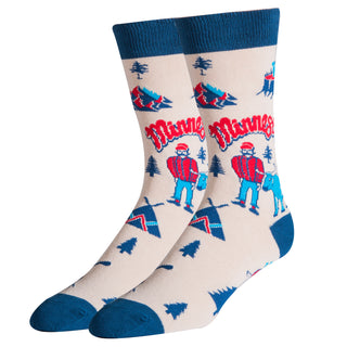 Minnesota Socks | Novelty Crew Socks For Men