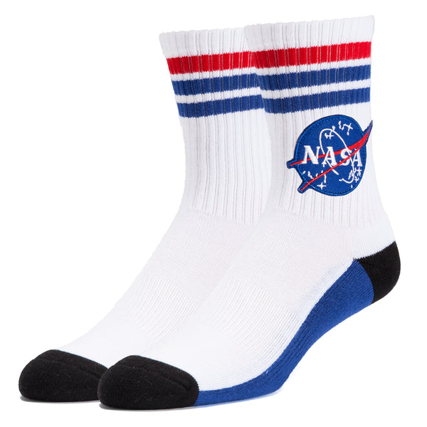 NASA Athletic Socks | Novelty Crew Socks for Kids