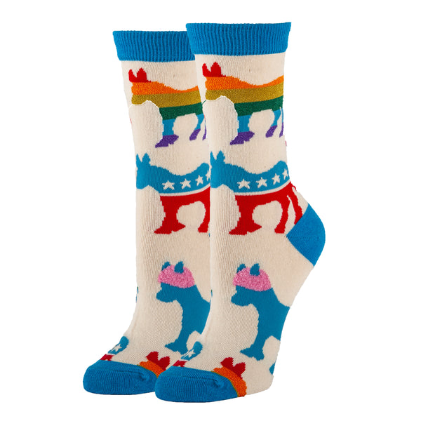New Liberal Socks | Novelty Crew Socks For Women