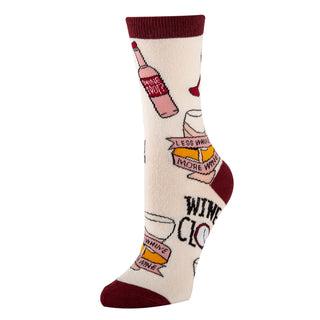 Put A Cork In It Socks | Novelty Socks For Women