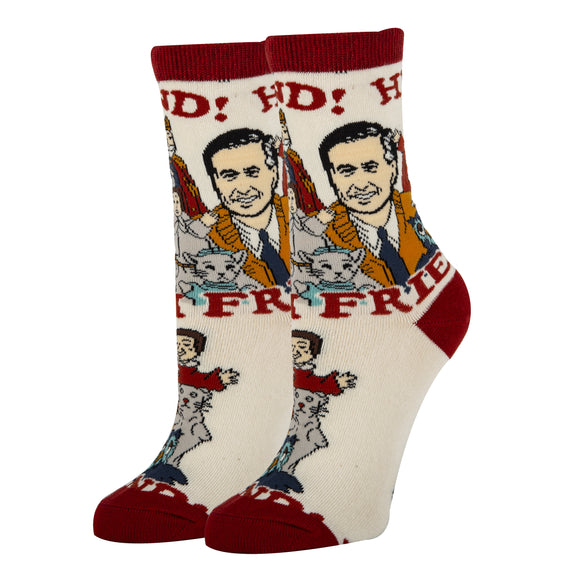 Hi, Friend! Socks | Novelty Crew Socks For Women