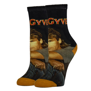 Only MacGyver Socks | Novelty Crew Socks For Women