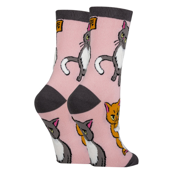 not-today-womens-crew-sock-cat-socks-2-oooh-yeah-socks