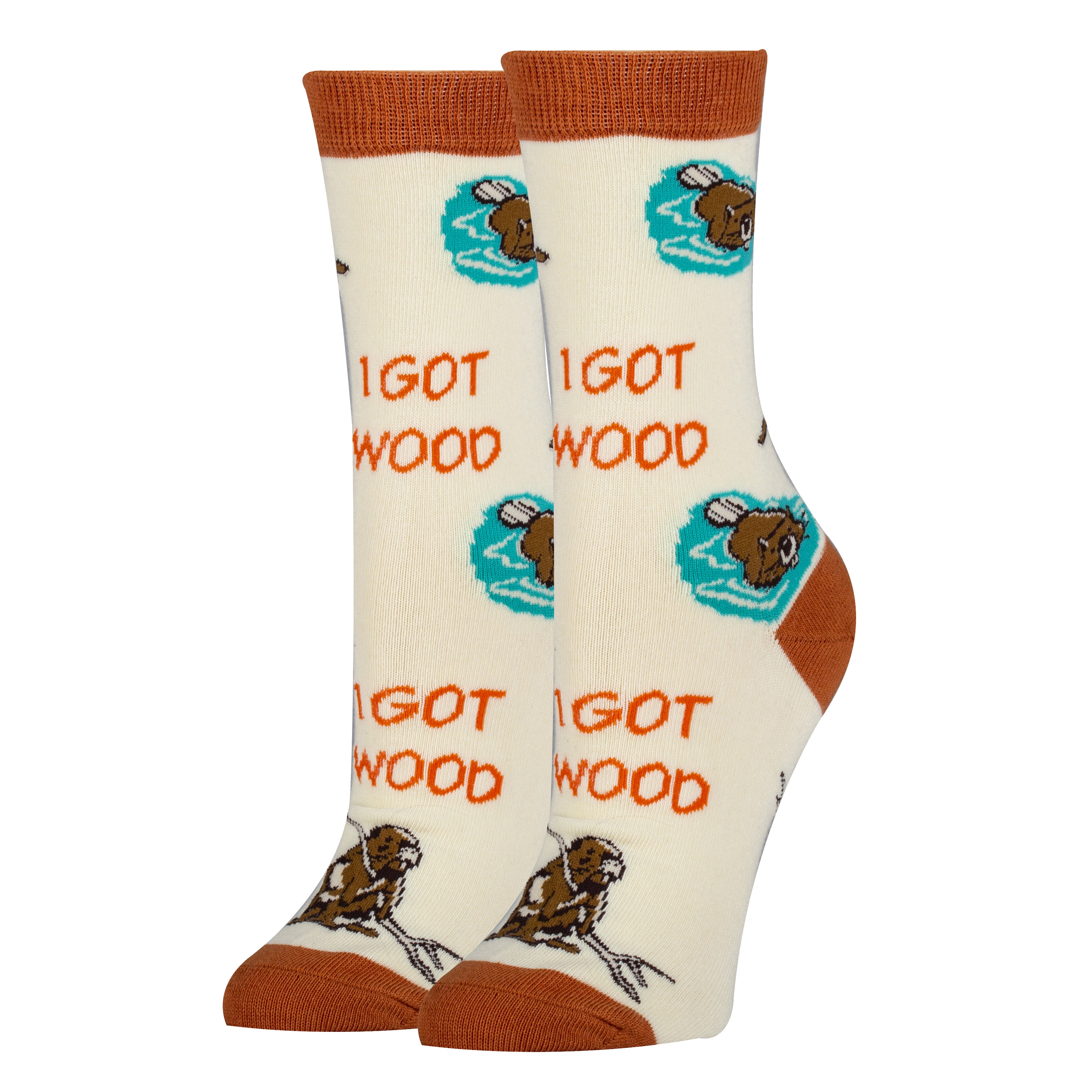 Got Wood Socks | Novelty Crew Socks For Women