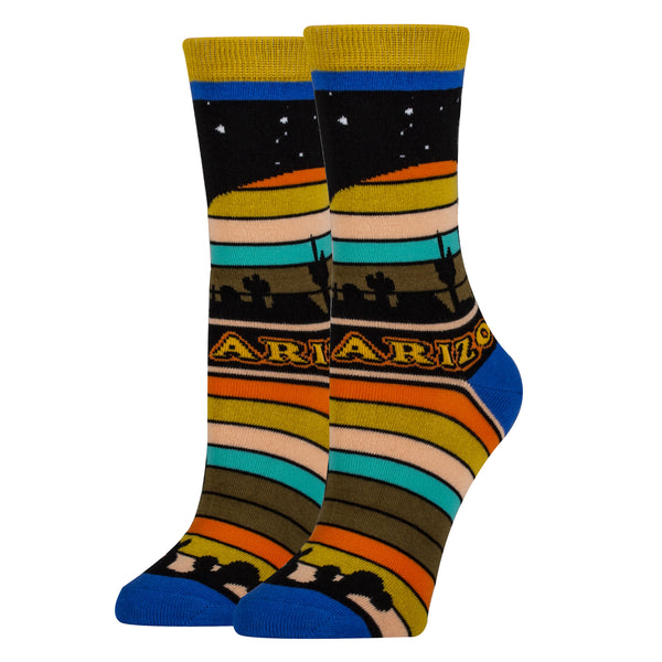 Arizona Socks | Novelty Crew Socks For Women