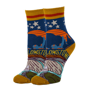 Yellowstone Socks | Novelty Crew Socks For Women