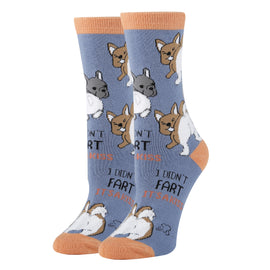 Not A Fart Socks  | Novelty Crew Socks For Women