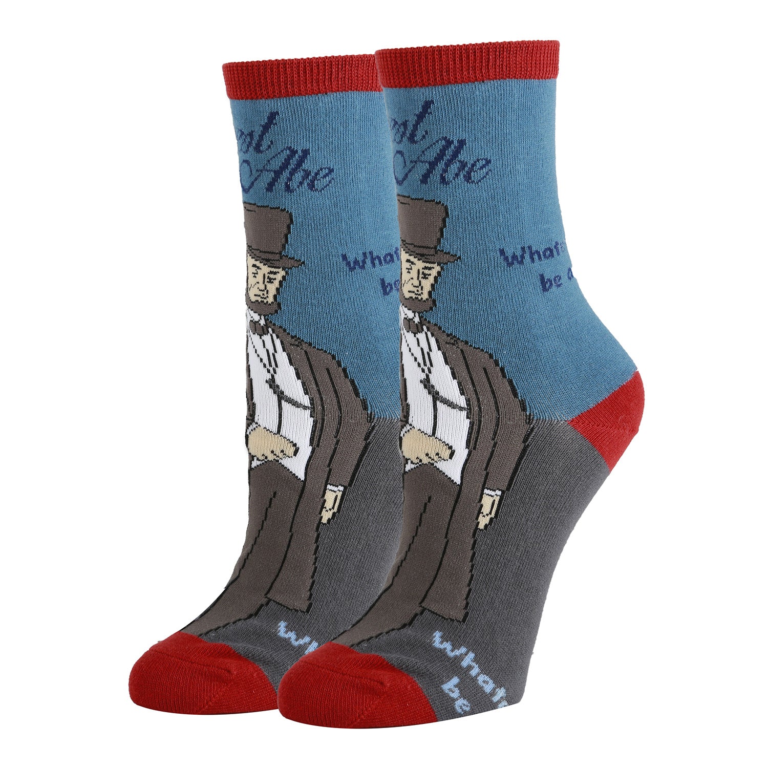 Honest Abe Socks | Novelty Crew Socks For Women