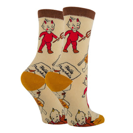 Hello Pumpkin Socks - 0