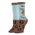 Talk Derby Socks | Novelty Crew Socks For Womens