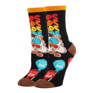Tootsie POP Socks | Novelty Crew Socks For Womens