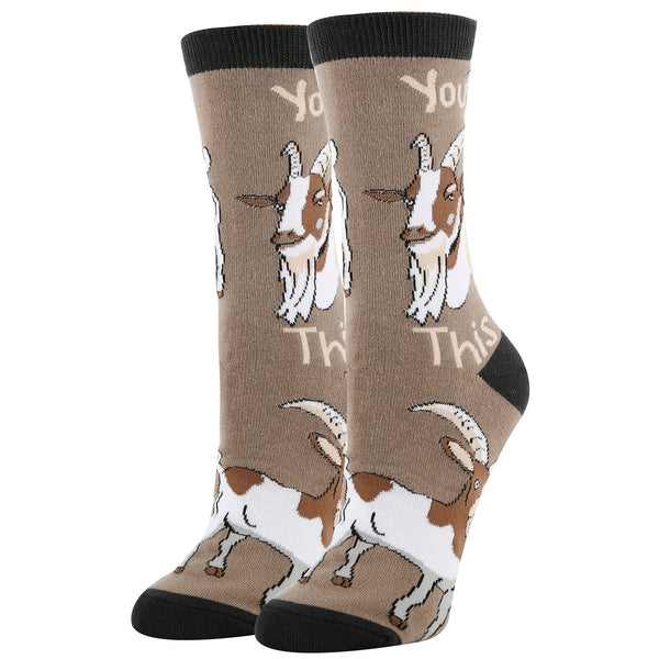 You Goat This Socks | Novelty Crew Socks For Women