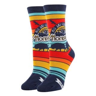 Montana Socks | Novelty Crew Socks For Women