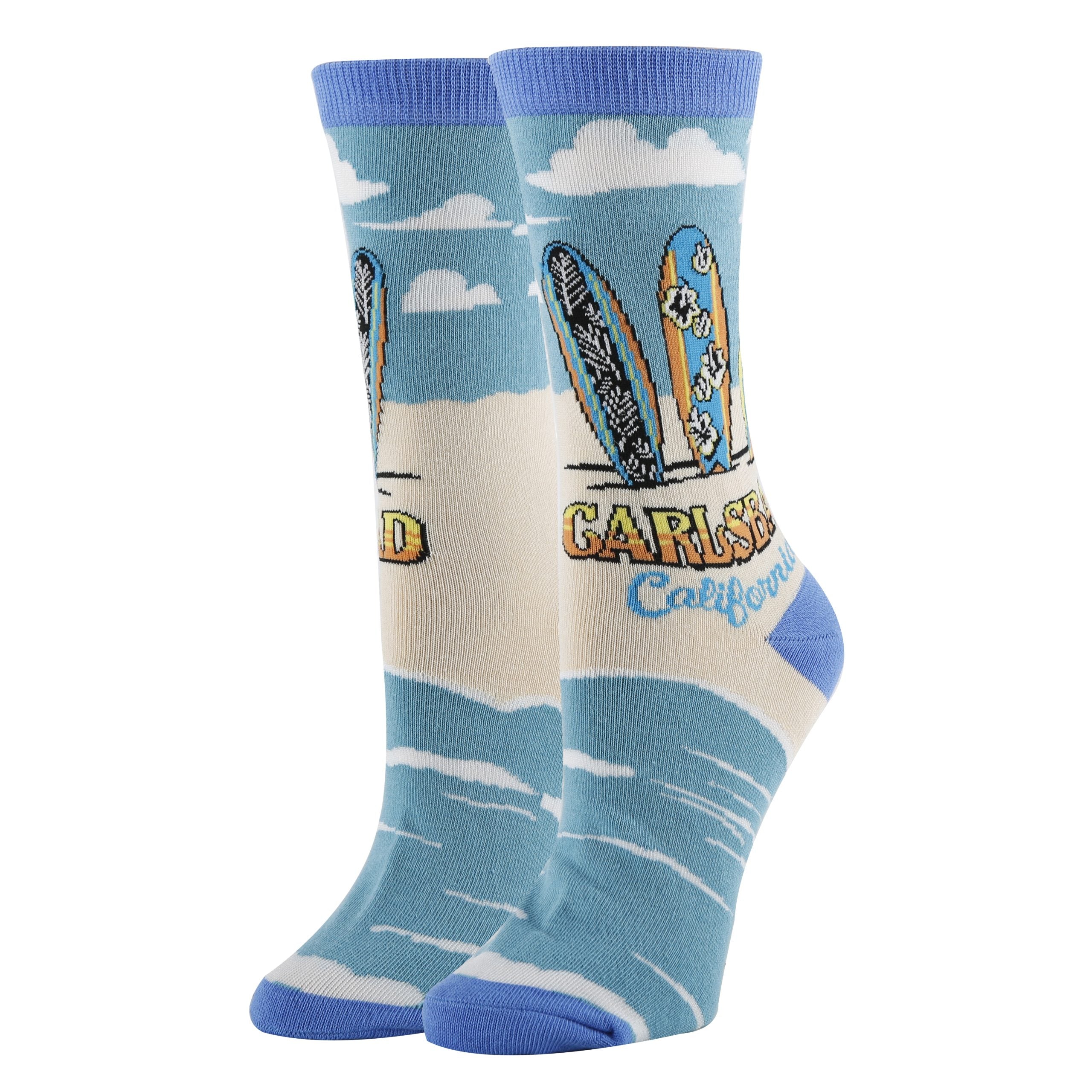Calrsbad Socks | Funny Crew Socks for Women