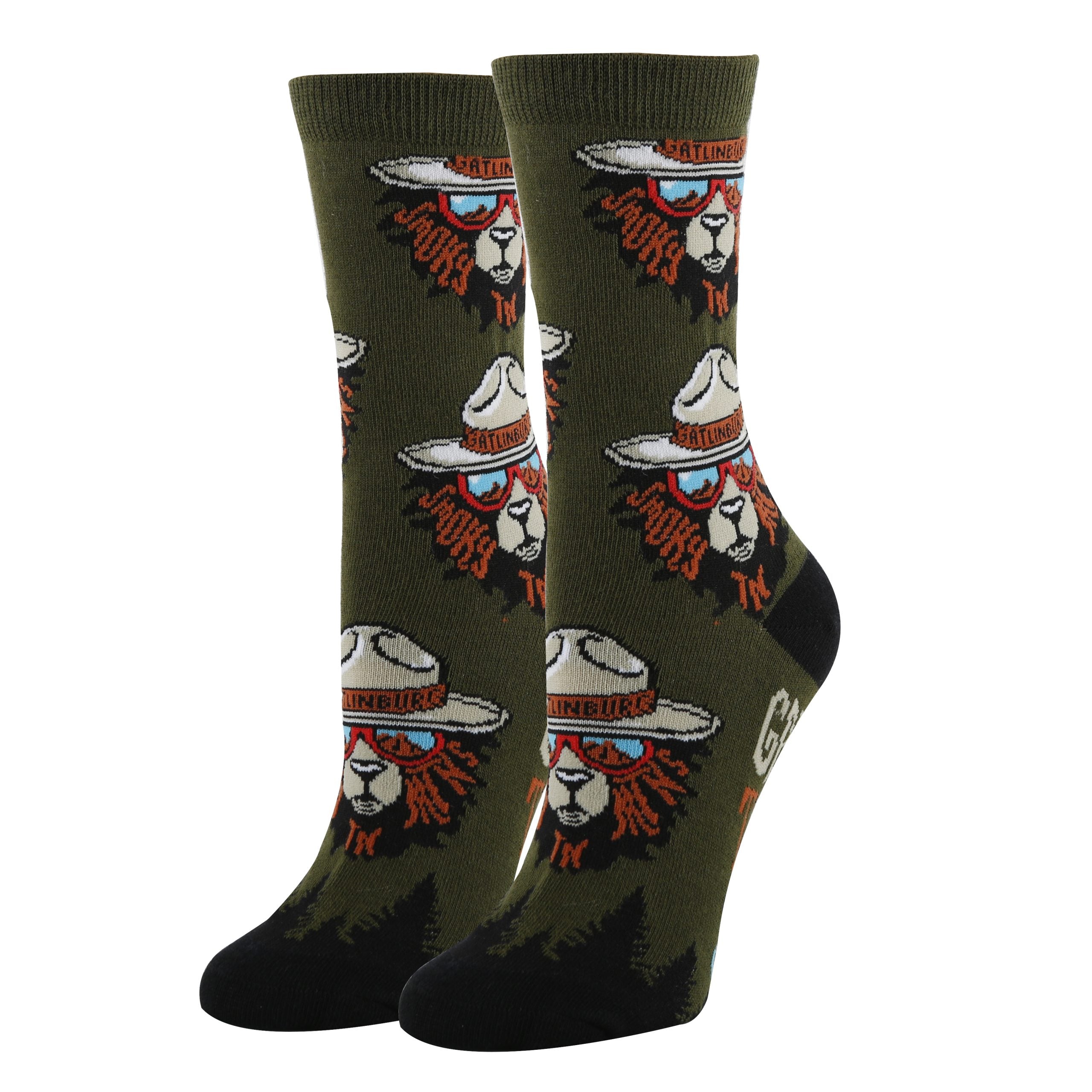 Gatlinburg Socks | Funny Crew Socks for Women