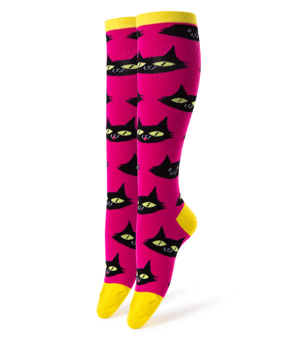 The Cat's Meow Knee High Socks For Women
