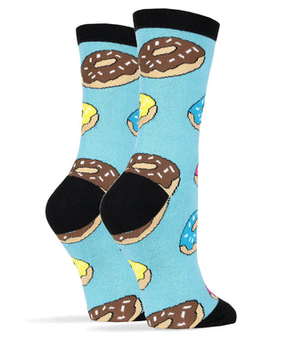donut-magic-blue-womens-crew-socks-2-oooh-yeah-socks