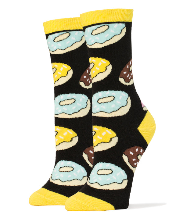 Donut Magic Socks | Novelty Crew Socks For Women