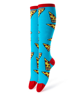 Pizza Party Knee High Socks | Fun Socks For Women