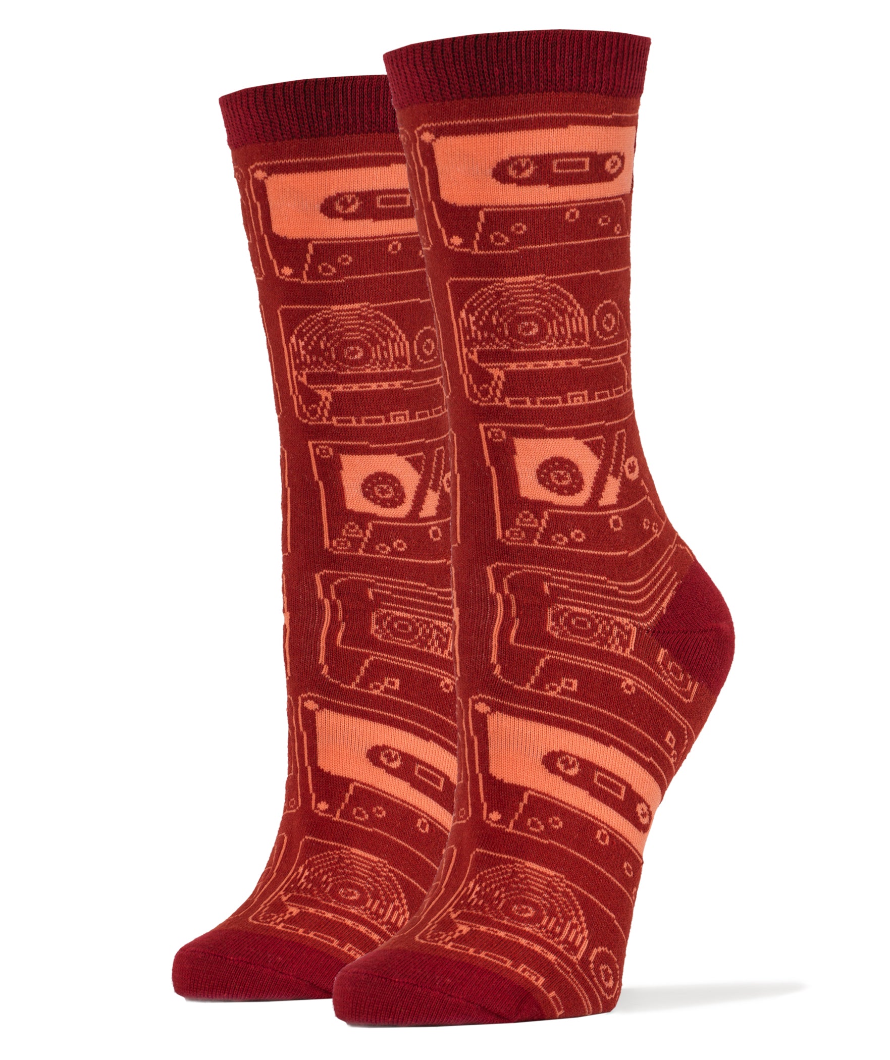 Old Skool Socks | Novelty Crew Socks For Women