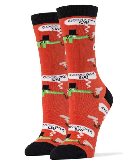 Good Day Sir! Socks | Novelty Crew Socks For Women