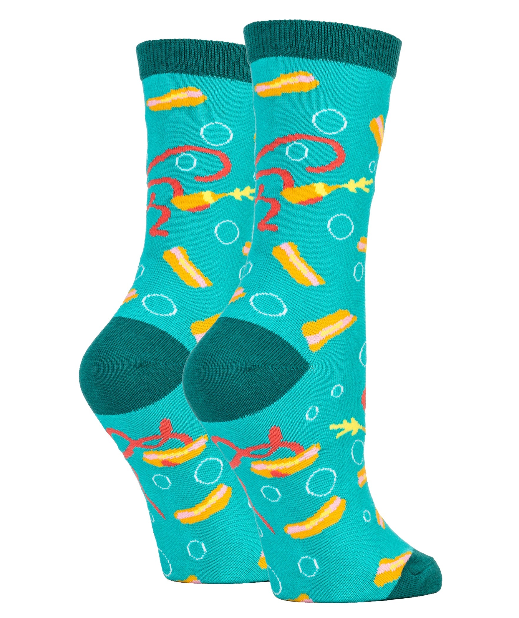 deep-sea-hot-dogs-womens-crew-socks-2-oooh-yeah-socks