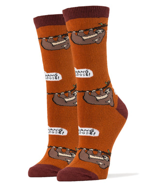 Just Hanging Out Socks | Novelty Socks For Women