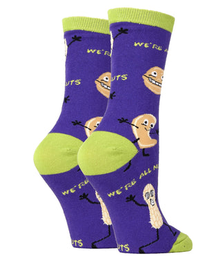 were-all-nuts-womens-crew-socks-2-oooh-yeah-socks
