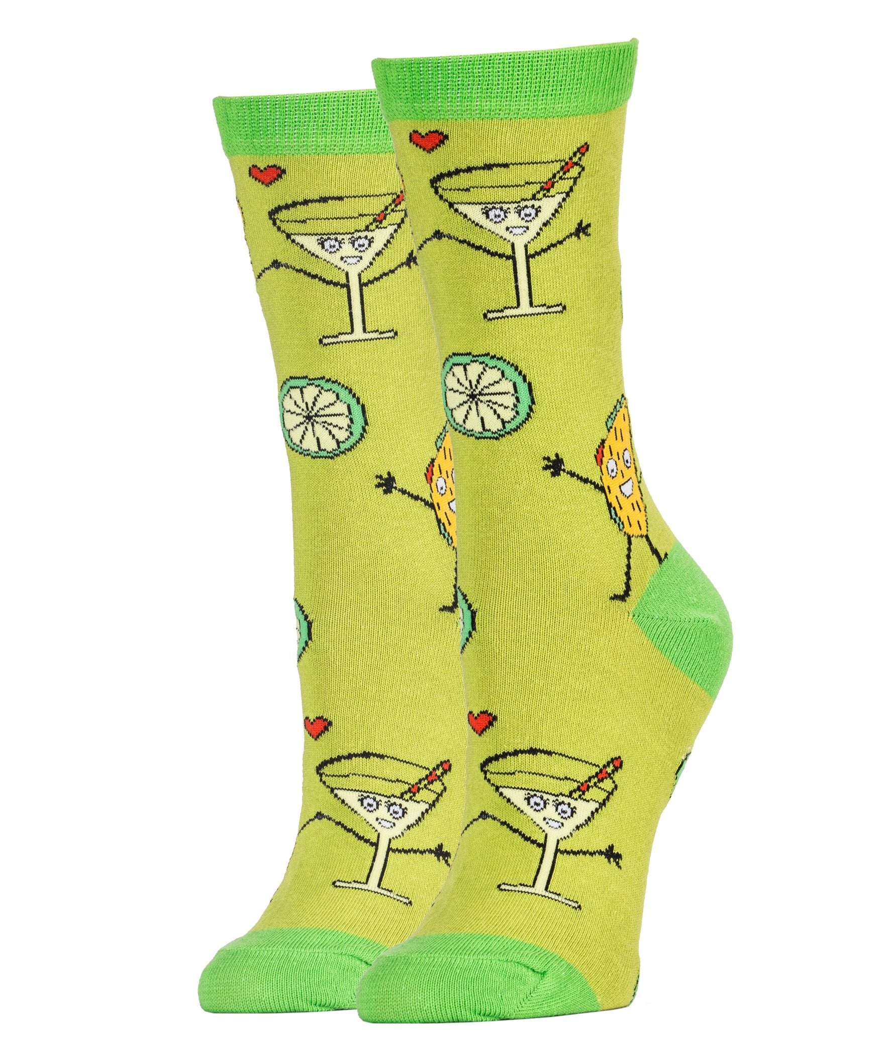 Happy Hour Socks | Novelty Crew Socks For Women