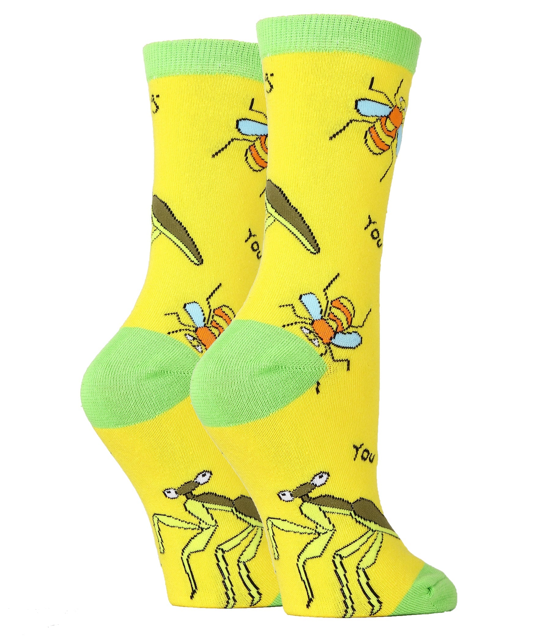 you-bug-womens-crew-socks-1-2-oooh-yeah-socks