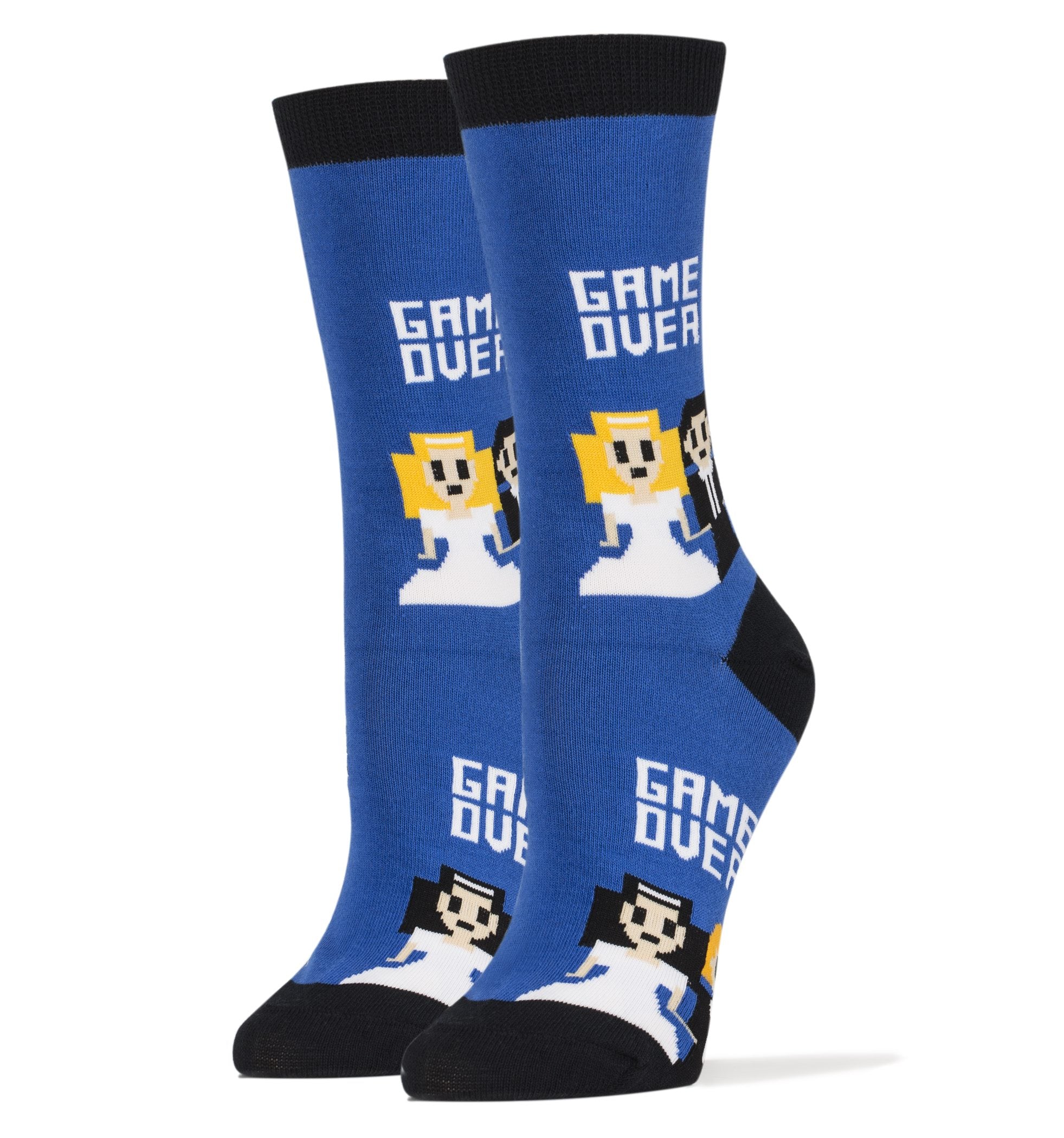 Game Over Socks Novelty Crew Socks For Women Oooh Yeah! Socks