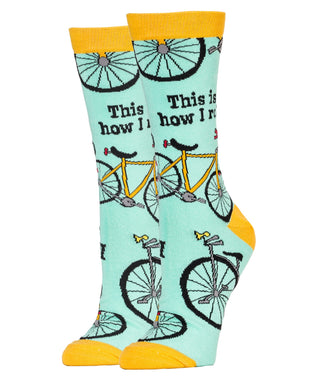 How I Roll Socks | Novelty Crew Socks For Women