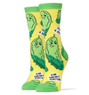 Big Dill Socks | Novelty Crew Socks For Women