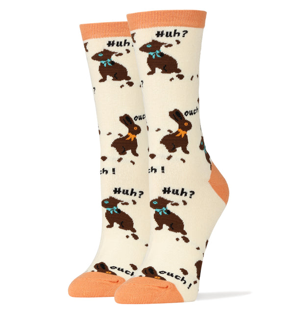 Huh Socks | Novelty Crew Socks For Women