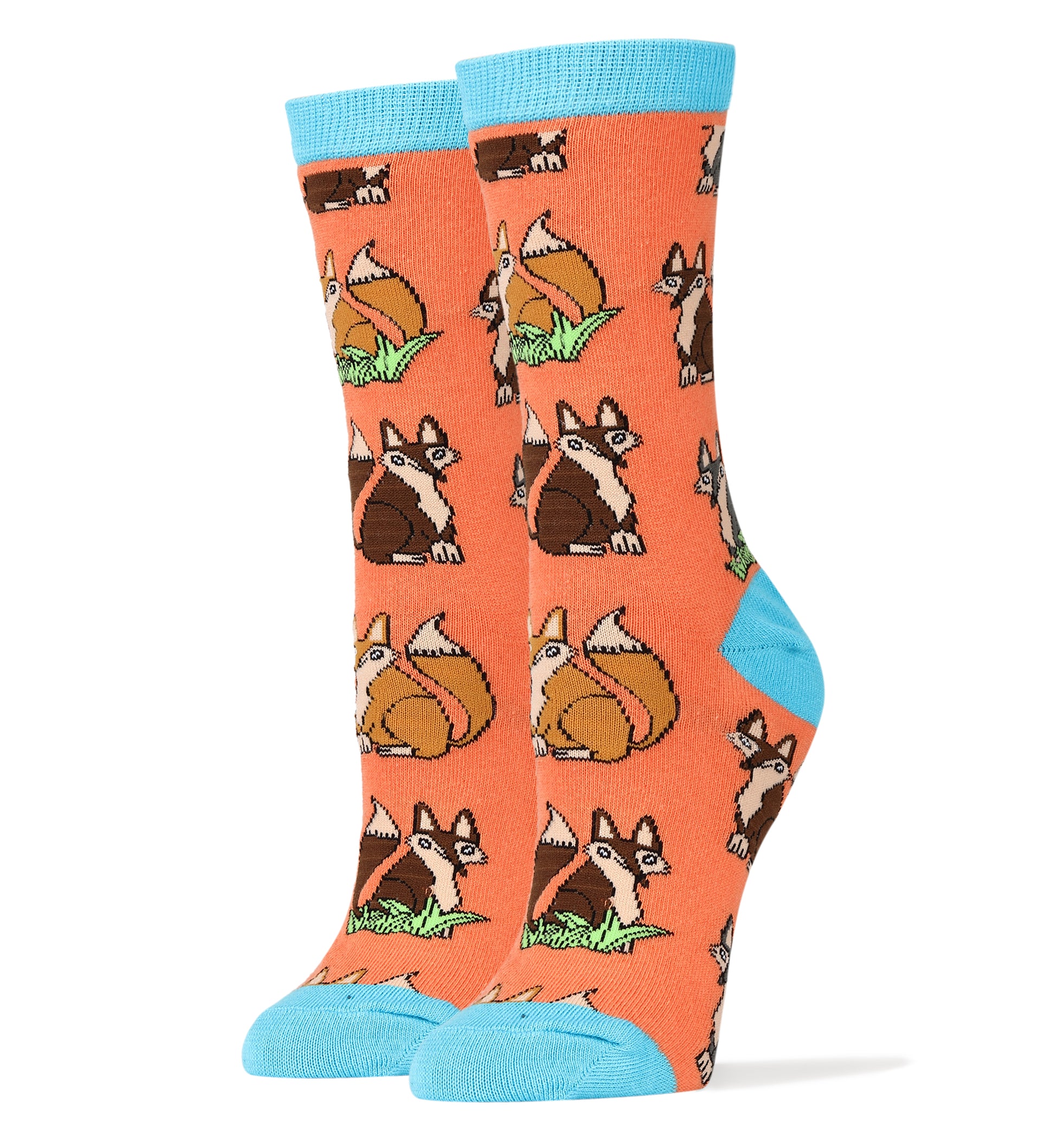 Foxtrot Socks | Novelty Crew Socks For Women