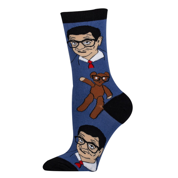 mr-bean-and-teddy-blue-womens-crew-socks-5-oooh-yeah-socks