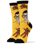 Mr Bean and Teddy Tan Socks | Fun Socks For Women
