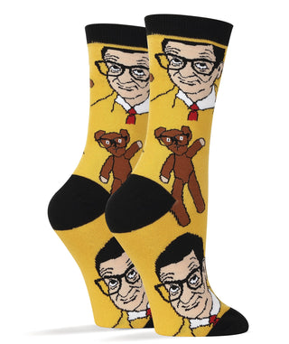 mr-bean-and-teddy-tan-womens-crew-socks-2-oooh-yeah-socks