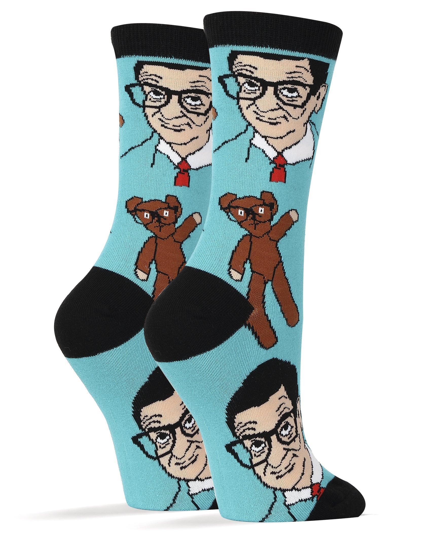 mr-bean-and-teddy-womens-crew-socks-2-oooh-yeah-socks