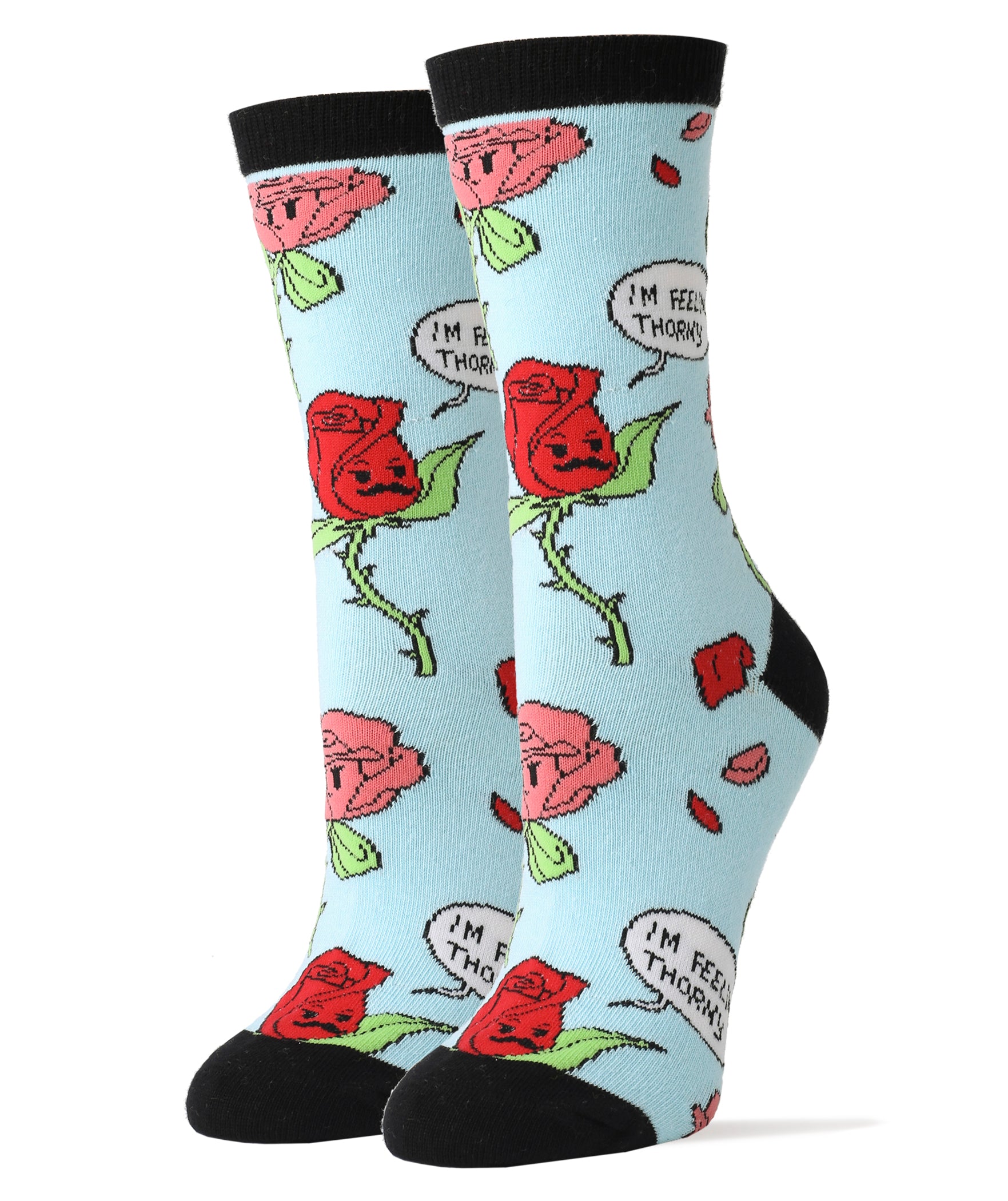 Thorny Socks | Novelty Crew Socks For Women